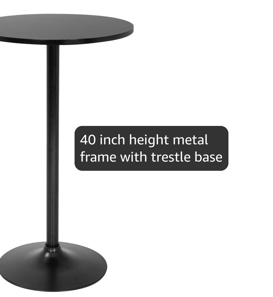 Amazon.com: FDW Bistro Pub Table 40 Inch Height Cocktail Table